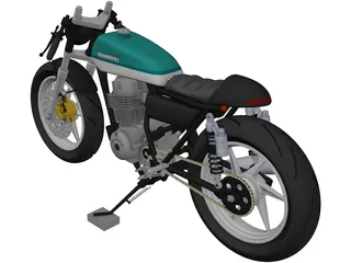 Honda Cafe Racer 3D Model