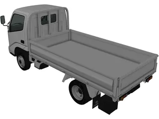 Toyota Toyoace Flatbed (2006) 3D Model