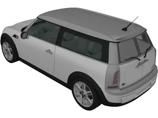 Mini Cooper Clubman (2011) 3D Model