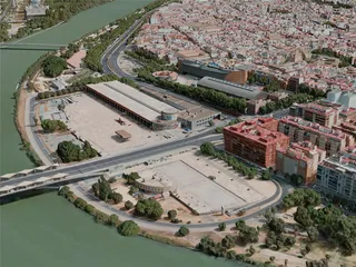 Seville City, Spain (2020) 3D Model