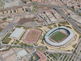 Almeria City, Spain (2020) 3D Model