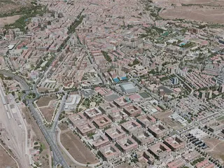 Caceres City, Spain (2020) 3D Model