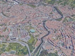 Bilbao City, Spain (2021) 3D Model