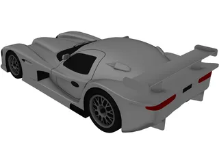 Panoz Esperante GTR-1 (1997) 3D Model