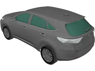 Toyota Harrier (2013) 3D Model