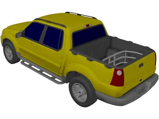 Ford Explorer Sport Trac (2003) 3D Model