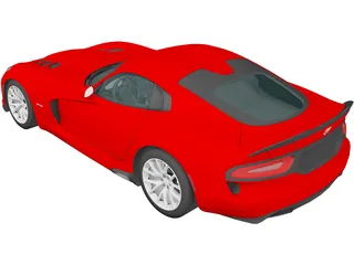 Dodge Viper SRT (2013) 3D Model