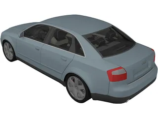 Audi A4 (2002) 3D Model