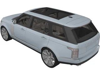 Range Rover Vogue (2013) 3D Model