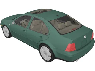 Volkswagen Jetta (2000) 3D Model