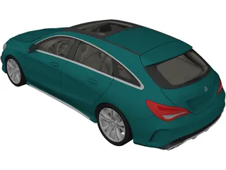 Mercedes-Benz CLA 250 Wagon (2015) 3D Model