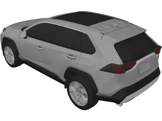 Toyota RAV4 Hybrid (2021) 3D Model