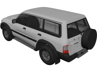 Nissan Patrol (2003) 3D Model