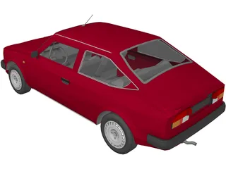 Skoda 105 (1985) 3D Model