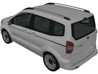 Ford Tourneo Courier (2013) 3D Model