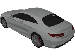 Mercedes-Benz S63 AMG Coupe (2015) 3D Model