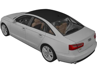 Audi A6 (2012) 3D Model
