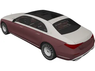 Mercedes-Maybach S 680 (2021) 3D Model