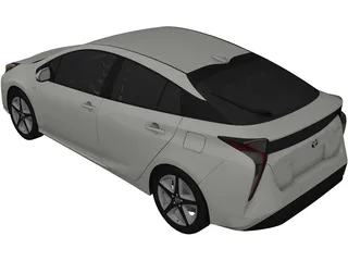 Toyota Prius (2017) 3D Model