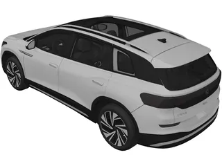 Volkswagen ID.6 X (2022) 3D Model