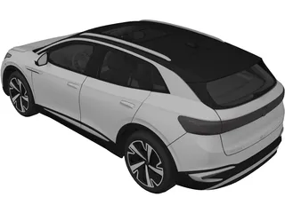 Volkswagen ID.4 X (2021) 3D Model