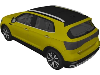 Volkswagen T-Cross 280 TSI (2019) 3D Model