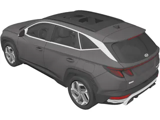 Hyundai Tucson (2021) 3D Model