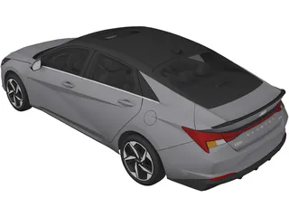 Hyundai Elantra (2021) 3D Model