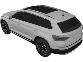 Skoda Kodiaq (2020) 3D Model