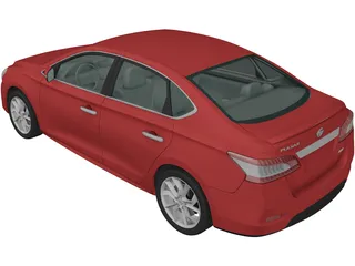 Nissan Sentra (2014) 3D Model