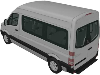 Mercedes-Benz Sprinter SWB (2013) 3D Model