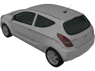 Hyundai i20 (2010) 3D Model
