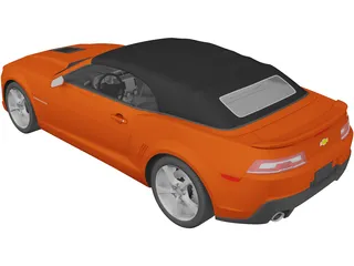 Chevrolet Camaro SS Convertible (2014) 3D Model