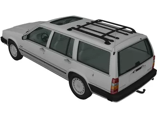 Volvo 740 GL (1985) 3D Model