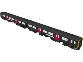 British Rail Class 150 Sprinter (1984) 3D Model
