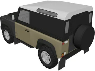 Land Rover Defender 90 3D Model