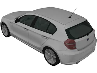 BMW 180i (2009) 3D Model