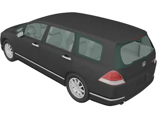 Honda Odyssey (2003) 3D Model