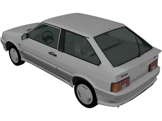 VAZ-2113 Lada Samara (1997) 3D Model