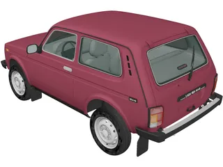 VAZ-21214 Lada Niva 4x4 (2012) 3D Model