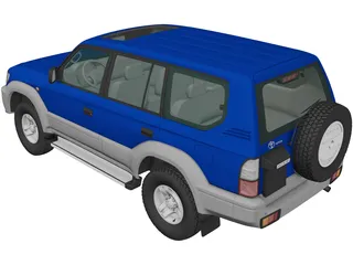 Toyota Land Cruiser Prado (1999) 3D Model