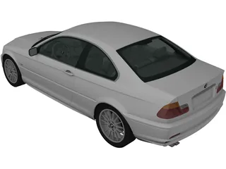 BMW 3-Series Coupe (2004) 3D Model