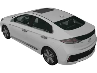 Hyundai Ioniq Hybrid (2019) 3D Model