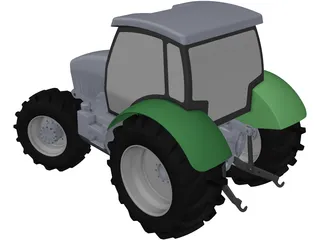 Deutz Tractor 3D Model