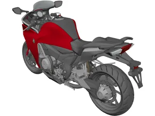 Honda VFR1200F (2015) 3D Model