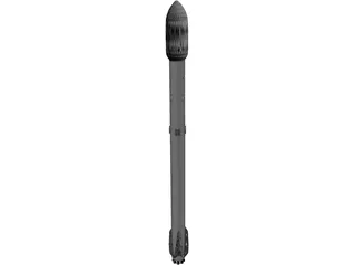 Spacex Falcon 9 3D Model