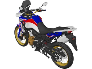 Honda CRF1000L Africa Twin Adventure Sports (2018) 3D Model