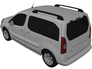 Peugeot Partner Tepee (2018) 3D Model