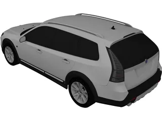 Saab 9-3X (2010) 3D Model