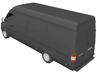 Mercedes-Benz Sprinter (2001) 3D Model